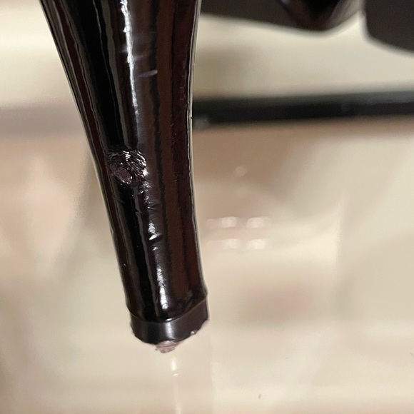 Style & Co black ‘patent’ platform sandals size 7.5 - Picture 6 of 16